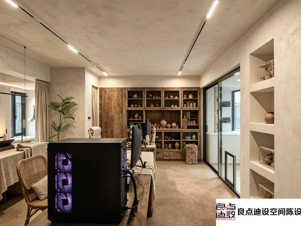 一居室软装设计|把小空间改成松弛感工作室太香了✨